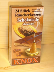 KNOX - Raeucherkerzen Schokolade